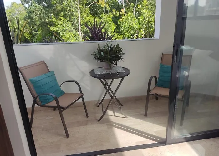 Nuevo Estudio Con Terraza Totalmente Equipado Aldea Zama Apartamento *