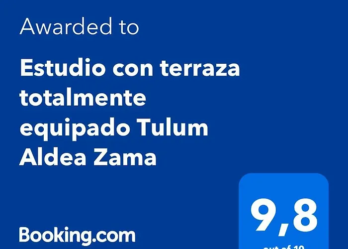 Nuevo Estudio Con Terraza Totalmente Equipado Aldea Zama Apartamento *
