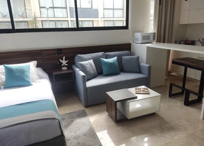 Apartamento Nuevo Estudio Con Terraza Totalmente Equipado Aldea Zama