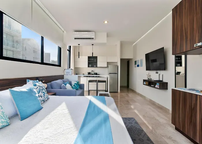Apartamento Nuevo Estudio Con Terraza Totalmente Equipado Aldea Zama Tulum