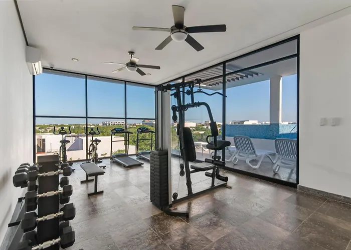Apartamento Nuevo Estudio Con Terraza Totalmente Equipado Aldea Zama